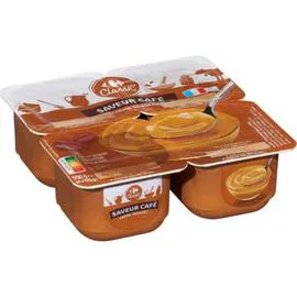 CARREFOUR Crème dessert café 4x125g