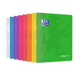OXFORD, EASYBOOK Cahier agrafe Bleu 24x32 -96p Seyes l'unité