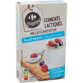 CARREFOUR ORIGINAL Ferments lactiques pour yaourts maison 8g