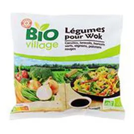 MARQUE REPÈRE, BIO VILLAGE Légumes pour Wok Bio 600g
