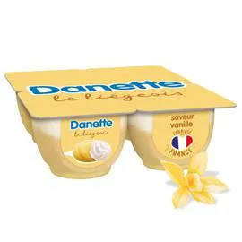DANONE, DANETTE Liégeois vanille 4x100g