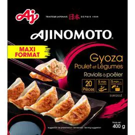 AJINOMOTO Raviolis gyoza poulet et légumes 400g