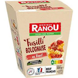 MONIQUE RANOU Fusilli bolognaise au boeuf 300g