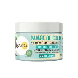 LOVEA Soin Corps Crème Hydratante à la Coco 200ml