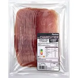 AUCHAN LE CHARCUTIER Jambon cru affinage 7 mois 175g
