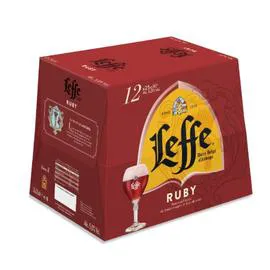 LEFFE Bière belge Ruby 12x25cl