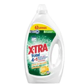 X-TRA Lessive Liquide 4en1 Savon de Marseille et Aloe Vera 2,835l