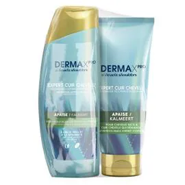 HEAD & SHOULDERS Shampoing Antipelliculaire Apaise Expert Cuir Chevelu + Après-Shampoing 225ml
