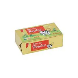 AUCHAN Beurre tendre doux 250g