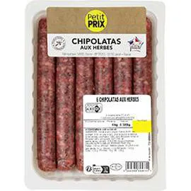 PETIT PRIX Chipolatas aux herbes 300g