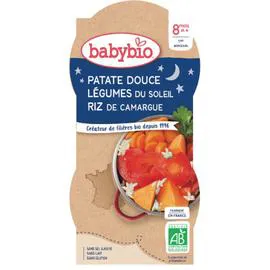 BABYBIO Plat bébé dès 8 mois, légumes 2x200g