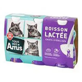 MARQUE REPÈRE, LYCAT Boisson lactée chats Chat stérilisé 3x200ml
