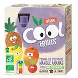 VITABIO Compote Cool Fruits bio Mangue Ananas 390g