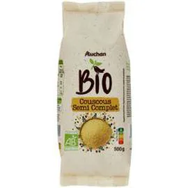 AUCHAN BIO Couscous semi-complet 500g