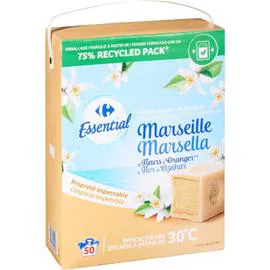 CARREFOUR ESSENTIAL Lessive Poudre Marseille Oranger 3,2kg