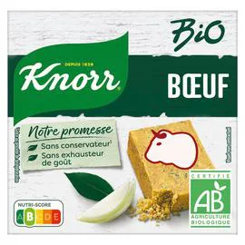 KNORR BIO - Bouillon boeuf BIO 60g