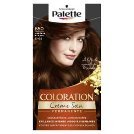 SCHWARZKOPF, PALETTE Coloration Permanente châtain acajou 650 l'unité