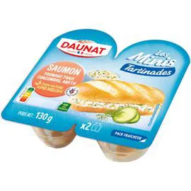 DAUNAT Sandwich saumon fromage frais 130g