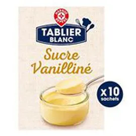 MARQUE REPÈRE, TABLIER BLANC Sucre vanilliné x10 75g