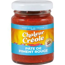 CHALEUR CRÉOLE Pate de piment rouge 100g