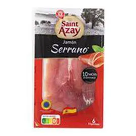 MARQUE REPÈRE, SAINT-AZAY Jambon Serrano Saint Azay 6 tranches 100g