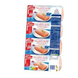 FINDUS Filets de saumon rose sauvage du Pacifique 440g