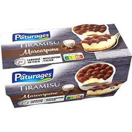 PÂTURAGES Tiramisu Mascarpone 4x80g