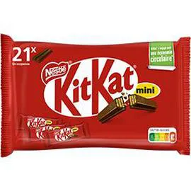 NESTLÉ, KITKAT Mini barre chocolatée x21 350g