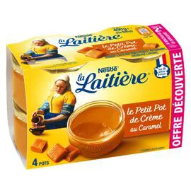 NESTLÉ, LA LAITIÈRE Crèmes dessert caramel 4x100g