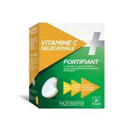 LABORATOIRES NUTRISANTÉ Complément alimentaire Vitamine C + Gelée Royale x24