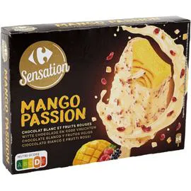 CARREFOUR SENSATION Glace Mango Passion 4x65g
