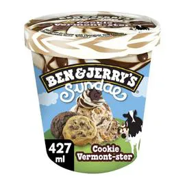 BEN & JERRY'S Crème glacée Cookie Vermont-Ster 324g
