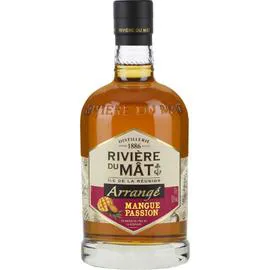 RIVIÈRE DU MÂT Rhum arrangé mangue passion 70cl