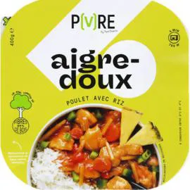 TOPSFOOD, P[V]RE Pure poulet aigre-doux 400g