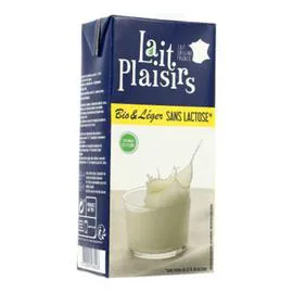 LAIT PLAISIRS Lait Demi-Écrémé Sans Lactose  Bio 1l