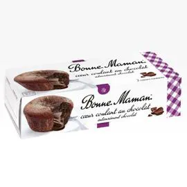 BONNE MAMAN Dessert Coeur coulant au chocolat 2x80g