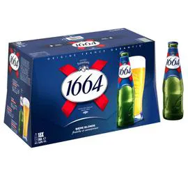1664 Bière blonde 18x25cl