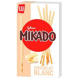 LU, MIKADO Biscuits nappés au chocolat blanc 70g