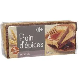 CARREFOUR Pain d'épices au miel 350g