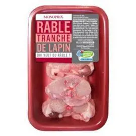 MONOPRIX Râble Tranché de Lapin l'unité