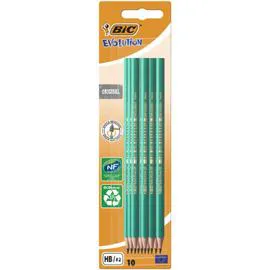 BIC Crayons à papier Graphite évolution x10