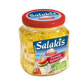SALAKIS Dés de fromage de brebis pour apéritif et salade à la tomate et romarin 300g
