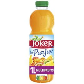 JOKER Jus multifruits 100% fruits pressés sans sucres ajoutés 1l