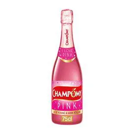 CHAMPOMY Jus de pomme pétillant Pink Pomme Raisin 75cl