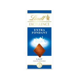 LINDT, EXCELLENCE Chocolat lait extra fondant 100g