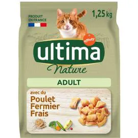 ULTIMA NATURE Croquettes pour chat au poulet 1,25kg