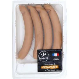 CARREFOUR LE MARCHÉ Saucisses de Francfort à l'ancienne 220g