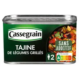 CASSEGRAIN Tajine de légumes grillés à la coriandre 375g