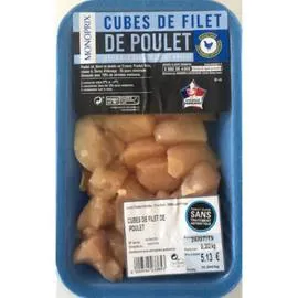 MONOPRIX Cubes de Filets de Poulet 300g