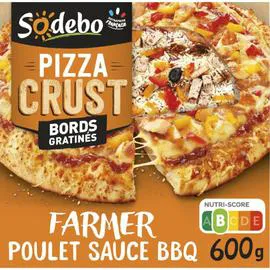 SODEBO Pizza crust farmer poulet sauce BBQ 600g